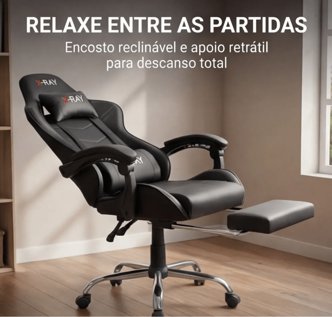 Cadeira Gamer Reclinável com Apoio de Pés Vale a Pena? Review Completo